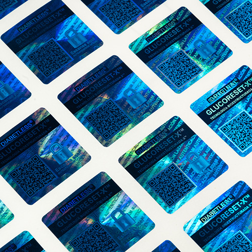 QR Code Hologram Stickers