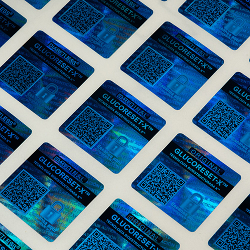 QR Code Hologram Stickers